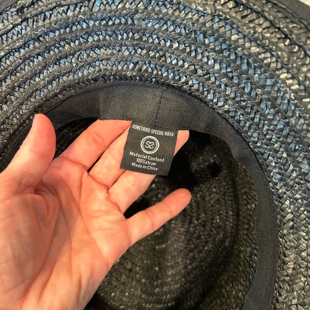 Black Straw Hat - Picture 10 of 12